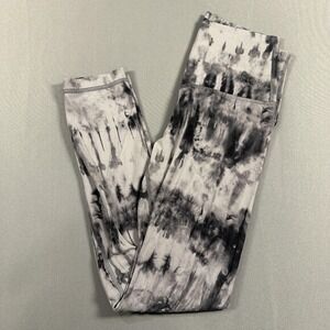 Lululemon Leggings Womens 6 Gray High Rise Ankle Tie Dye Yoga Athletic Stretch